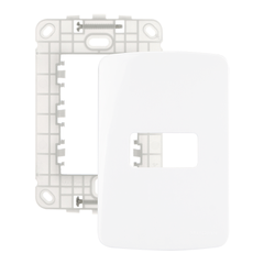 19430-CONJ-PLACA-4X2-1-POSTO-HORIZ-BR-COM-SUPORTE-B3