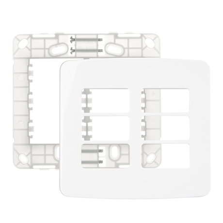 19437-CONJ-PLACA-4X4-6-POSTOS-HORIZ-BR-COM-SUP-B3 19437-CONJ-PLACA-4X4-6-POSTOS-HORIZ-BR-COM-SUP-B3