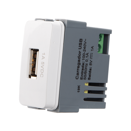 19410-MODULO-TOMADA-CARREGADOR-USB-1A-BIVOLT-BR-B3 19410-MODULO-TOMADA-CARREGADOR-USB-1A-BIVOLT-BR-B3