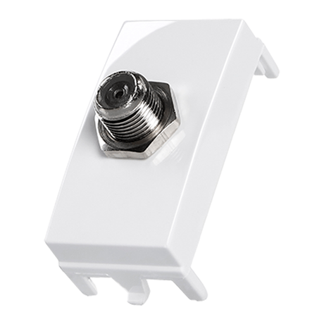 16044-Sleek-Modulo-Coaxial-com-Conector-Branco 16044-Sleek-Modulo-Coaxial-com-Conector-Branco