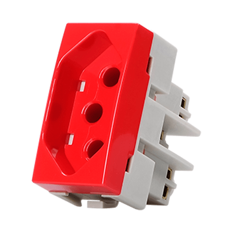 15919--TOMADA-PADRAO-BRASILEIRO-2PT-10A-250V-VERMELHO-SLEEK 15919--TOMADA-PADRAO-BRASILEIRO-2PT-10A-250V-VERMELHO-SLEEK