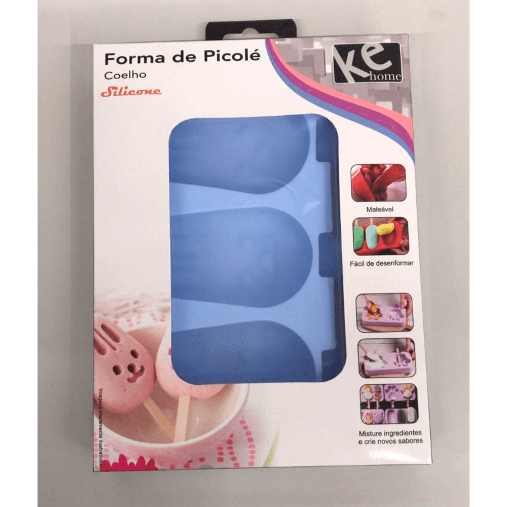 Forma Picole Kit 2 Unidades Com 8 Potes De 50 Ml B Sorvetinho Vários  Sabores Picoleteria Para Diversão Das Crianças no Verão