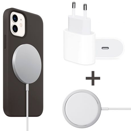 Kit Carregador Sem Fio iPhone 12 Magnético Magsafe + Fonte 20W - LX  Eletrônicos