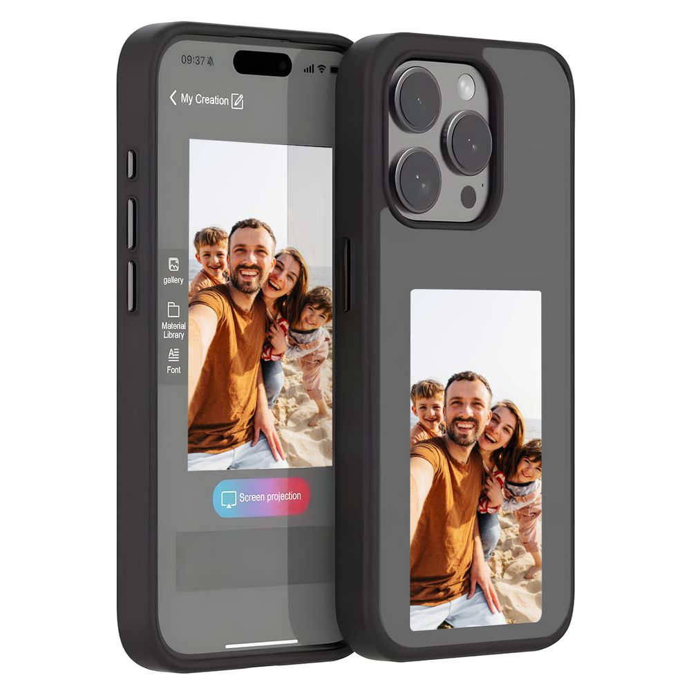 E Ink Diy Mobile Back Cover DIY E-Ink NFC Transmission PC Hard